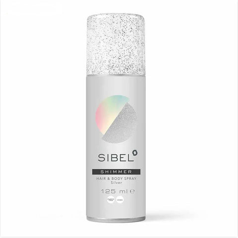 Sibel Hair & Body Shimmer Silver Spray 125ml