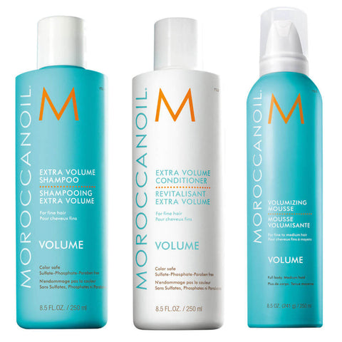 Moroccanoil Extra Volume Trio Bundle Set