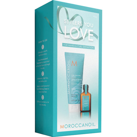 Moroccanoil Curl Defining Cream 75ml & Treatment Original 15ml Duo