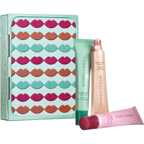 Moroccanoil Lip Balm Trio Set - 3 x 15ml - Free Case￼