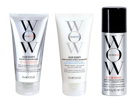 Color Wow Shampoo + Conditioner + Style on Steriods Trio Set