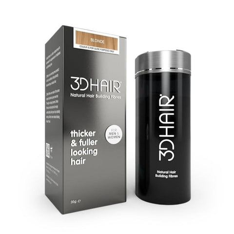 3D Hair Natural Hair Building Fibres for Thinning Hair - Blonde 35g