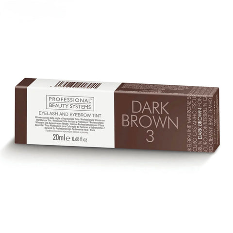 Professional Beauty Systems Eyelash and Eyebrow Tint - Dark Brown 20mlv