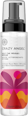 Crazy Angel Self Tan Mousse, Clear 200ml