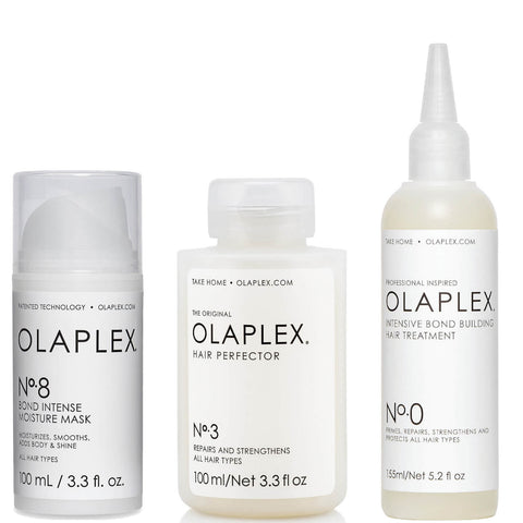 Olaplex Ultimate Repair and Hydration Bundle. No. 0 3 & 8